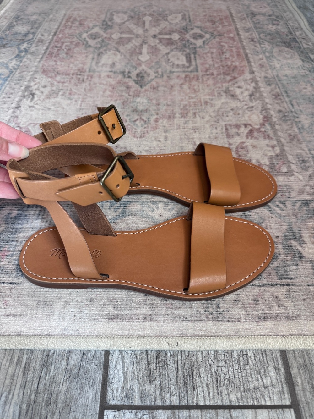 Madewell The Boardwalk Ankle Strap Sandals